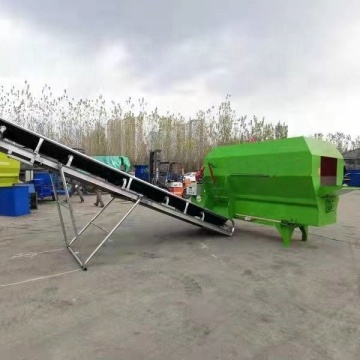 Gearbox TMR Fodder Feed Mixing Machine & Animal Feed Processing Equipment