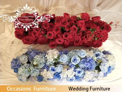 Royal Blue Artificial Plastic Flower for Wedding Decoration Supplies