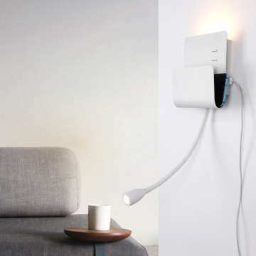 French Modern Adjustable Bedside LED Wall Light for Home and Hotels