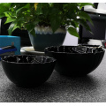 Black Porcelain Bowl For Restaurant