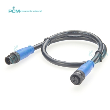 Marine NMEA2000 Starter Micro-C Câble de chute de squelette avec connecteur M12 5pin, disponible en 0,5 m, 1 m, 1,5 m et 2 m