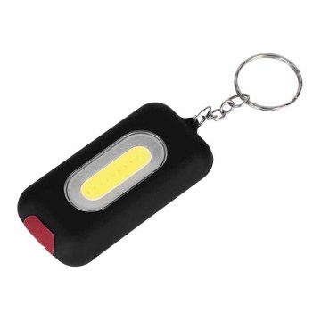 Mini LED Flashlight Magnet Adsorption Keychain Light Plastic Mini Flashlight