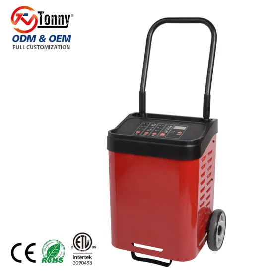 12V/24V Smart Battery Charger with Engine Starter and Boost for Automotive Shops
