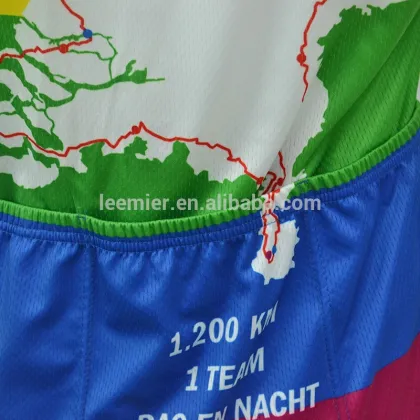 Colorful Stripe Sportswear men's Custom Cycling Apparels