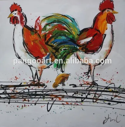 Wholesale Animal Oil Painting Made in China,handpainted animal oil painting