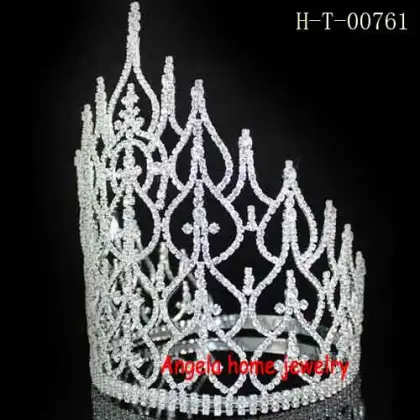 Wholesale tall pageant crown,king crown