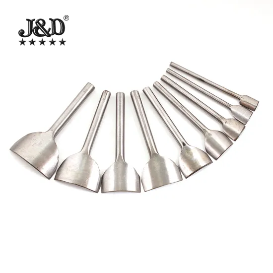 DIY Handmade Red Leather Carving Belt with Perforated Semicircle and 1/4 Rounded Corner