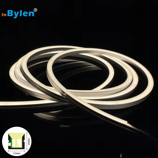 Inbylen 1010 Pure Silicone Flex LED Neon Light Strip IP67 24V Customizable