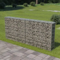 Sistema durável de parede de gabion boc para proteção do rio