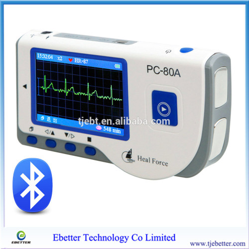 [Bluetooth] Wireless Electrocardigraph Easy ECG /EKG Test Monitor