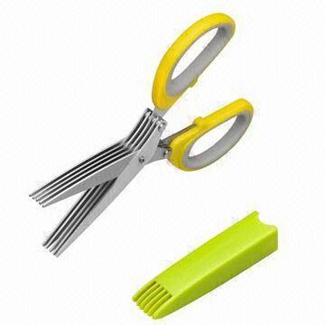 Layer Scissors, Made of Stainless Steel with Plastic Handle