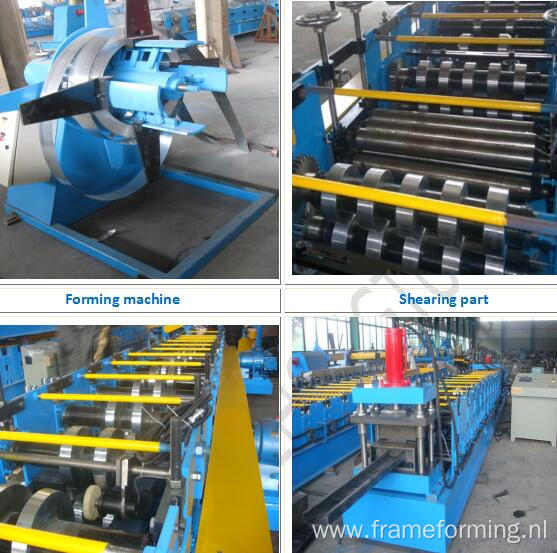 making C shape channel roll forming machine