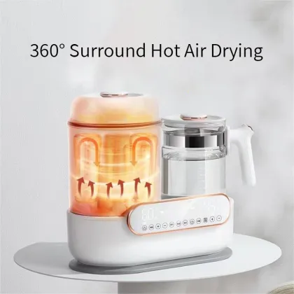 Liquid Constant Temperature Dual Bottle Warm Milk Device for Milk Bottle Disinfection and Insulation