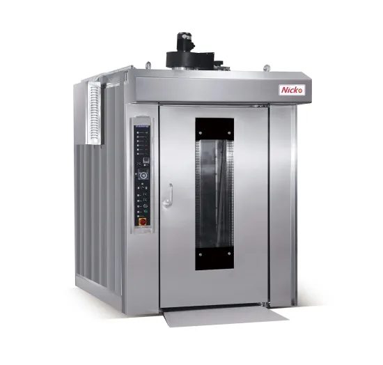 23.5 Kw 960kg Commercial Stainless Steel 2 Trays Electric Rotary Oven Bread Pizza Ovens