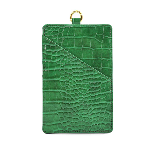 China Phone Purse Pouch Embossed Crocodile Leather Card Holder Supplier