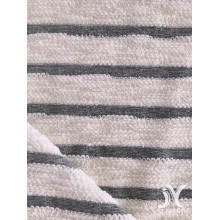 أبيض Slub Stripe French Terry Knit