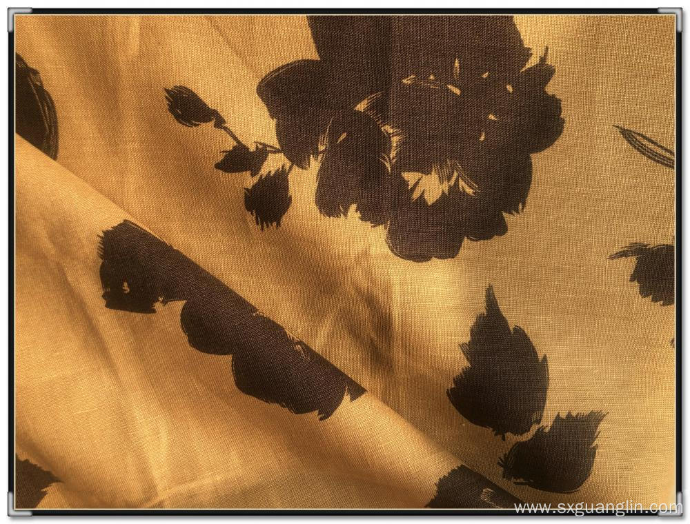 hot design 100%Linen dyed fabric