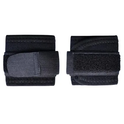 Tourmaline medical heated wrist wraps lifting support