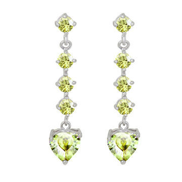 High Quality Tin Alloy Jewelry, Cheap Wholesale Zircon Stone Stud Earrings