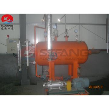Sistema de recuperação de condensado - Planta de processamento de farinha de peixe
