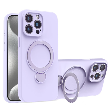 360 περιστρεφόμενη βραχίονα για την Apple iPhone 15 Pro Max Silicone Case