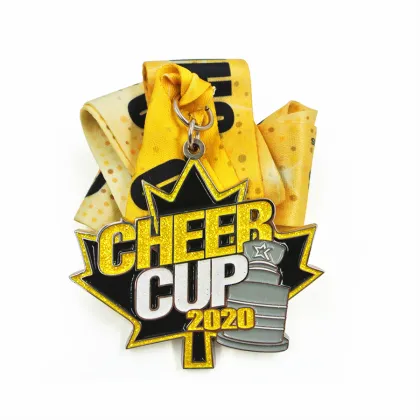 Custom Soft Enamel Number Eight Medal