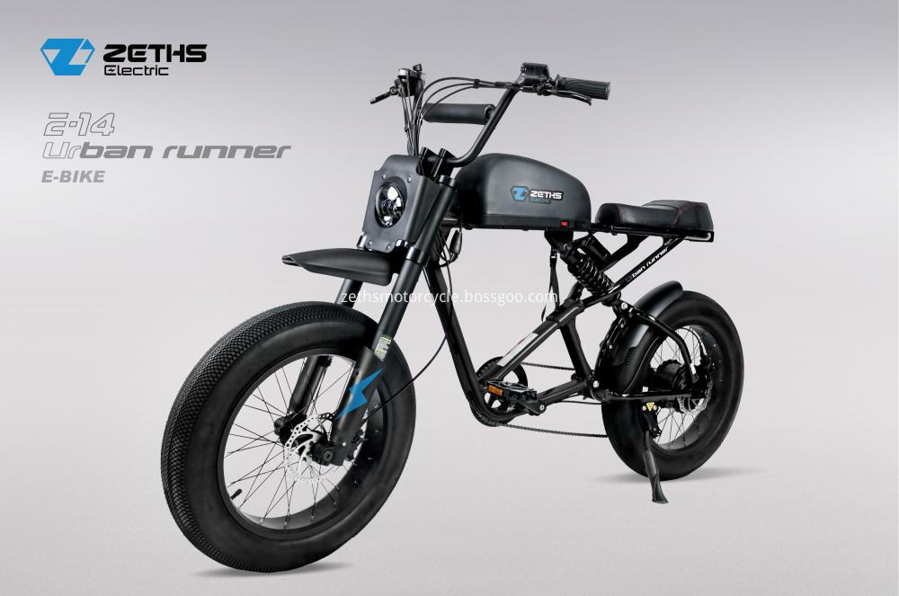 Electric bike with motor