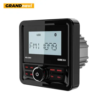 GRANDnavi Marine Stereo Waterproof BT FM AM MP3 Player with Subwoofer for Golf Cart