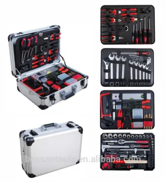 127 pcs professional aluminium case tool set