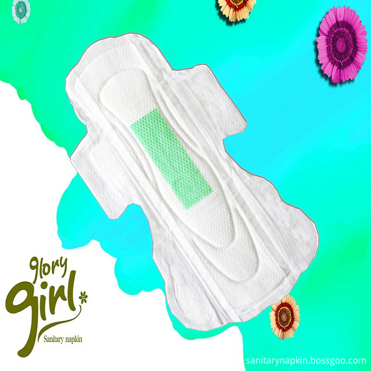 Super Absorbent  Anion Sanitary Pads With Wings