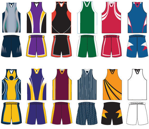 Short Sleeve Basketball Jersey Team Uniforms Digital Sublimated Sportswear