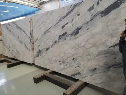Natural Polished Atlantic White Quartzite Slabs