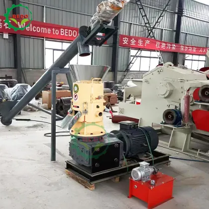 Wood Pellets Production Line: Biomass Ring Die Pellet Machine