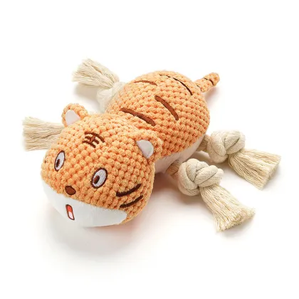 Durable Plush Elephant Dog Toy