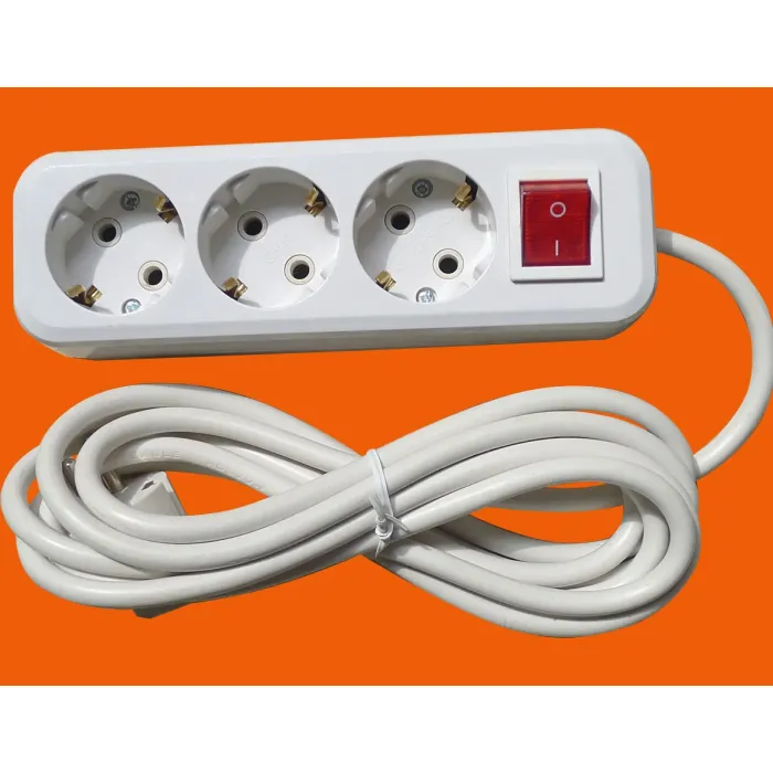 Soket yang Dapat Dikabelkan Ulang dengan Blok Terminal 3 Input E8003E