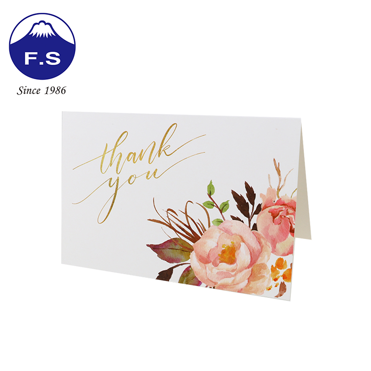 Colorful Printing Recycled Festival Thank You Card