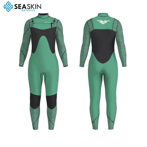 Seaskin Mens 4/3mm Chest Zip Neoprene Boarding Wetsuits