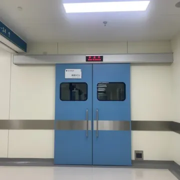 Porta per camera bianca in acciaio a doppia oscillazione resistente