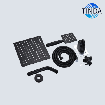 ハンドヘルドコンボ付きのモダンな正方形のオーバーヘッドシャワー