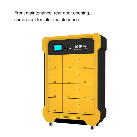 12 Slots Bumblebee Electric Vehicle Swap Cabinet