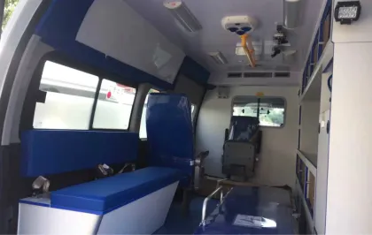 Mobile ambulance medical CT vehicle for CT scan