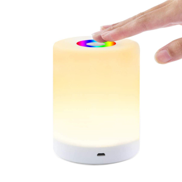 RGB Portable USB Charging Table Lamp with Touch Control for Bedrooms