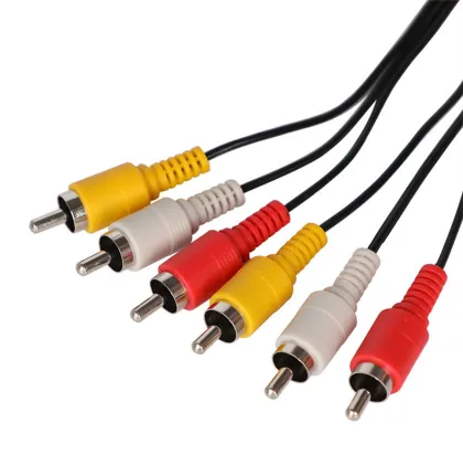 3 RCA to 3 RCA/2-Audio + 1-Video Cable