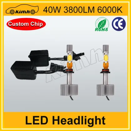 Super brightness 40w 3800LM 9004 led headlights
