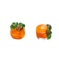 10pcs Lampwork Glass Charms Cabbage/ Tomato Shape