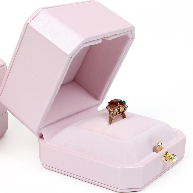 Pink Box Ring Packaging