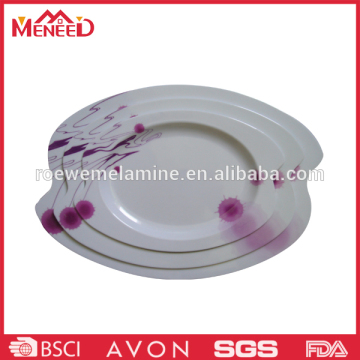 Dinnerware housewares melamine decorative hospital food plate