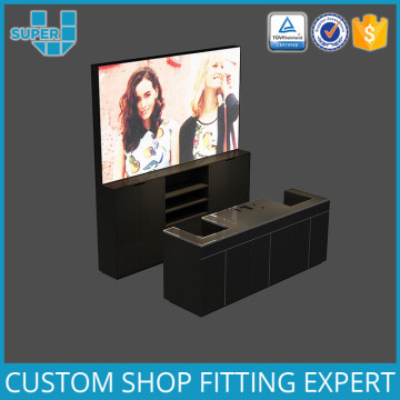 Custom High End Modular Glass Cash Garment Shop Counter