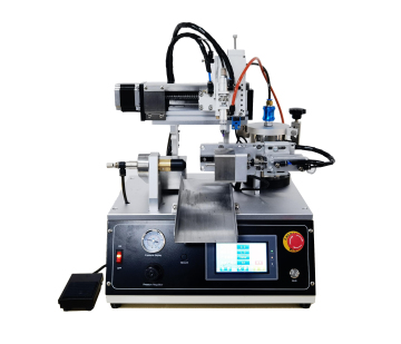 Hoge precisie vooraf aangebrachte thread coating machine met aanraakscherm voor kleine draad