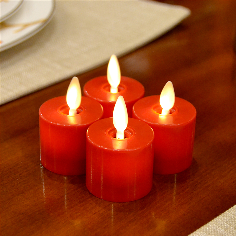 Battery Operated Powered Flameless Led Tea Light Candles